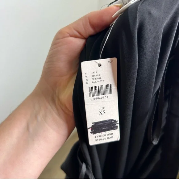 NWT Anthropologie Mare Mare Black Maxi Skirt Side Slit Hem XS - Picture 14 of 16